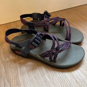Chaco ZX2 Classic Sport Sandals Black Pink navy Women’s 8